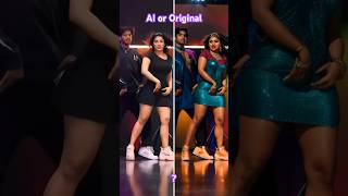 AI Vs Original  Kaathu Mela dance tamil VibesofAI [upl. by Yruam]