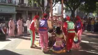 Maypole Ribbon Dance on Prado  Grupo BanRara  Havana Cuba [upl. by Hiro]