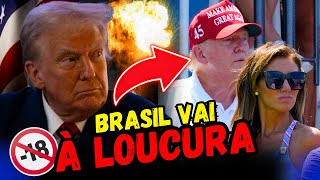 ALI AONDE Favorita a portavoz de TRUMP leva os brasileiros à LOUCURA [upl. by Ettenauq]