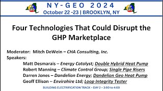 Four Technologies That Could Disrupt the GHP Marketplace [upl. by Ateuqirne]