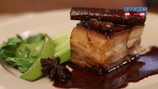 Twice Cooked Crispy Pork Belly oven baked with Star Anise and Ginger [upl. by Macgregor]