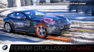 Ferrari GTC4Lusso  DINAMICA VEICOLO Dynamics [upl. by Arhat]