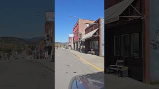 Main Street in Greenwood townsite Greenwood BC [upl. by Armat]