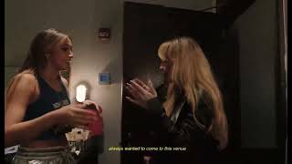 Sabrina Carpenter in Tate McRaes tour vlog [upl. by Airdnek]