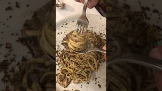 TAGLIOLINI AL TARTUFO 🤤 foodlover pasta italy truffle chef resturant food love spaghetti [upl. by Lonnard]