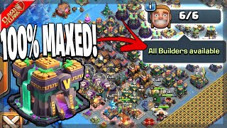 MY TOWN HALL 14 IS NOW A MAX TH14 WITH MAX WALLS Clash of Clans [upl. by Leis]