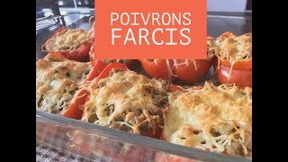 RECETTE DU POIVRON FARCI [upl. by Rolan963]