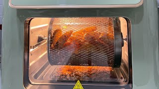 Frying Potato Wedges Using Onemoon OA9 AirFryer Crispy outside soft inside [upl. by Galliett287]