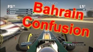 F1 Game 2012  Bahrain Confusion [upl. by Ilam]