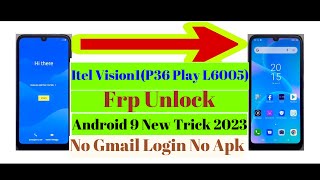 Itel Vision1P36 Play L6005 Frp Bypass  Frp Google Account Remove [upl. by Sulienroc]