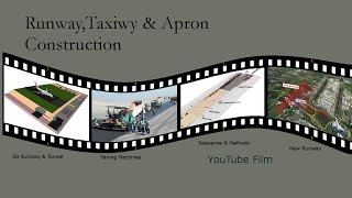 Runway Taxiways amp Apron Construction [upl. by Sternlight]