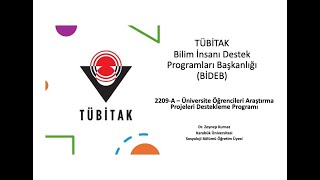 TÜBİTAK 2209 A Üniversite Öğrencileri Araştırma Projeleri Destekleme Programı Başvuru Süreci [upl. by Htebsle794]