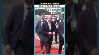 German Chancellor Olaf Scholz Visits BITS Pilani Campus In Goa [upl. by Lough]