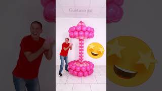 BIRTHDAY DECORATION IDEAS AT HOME 🥳 balloon video 🎈 balloon cartoon tiktok cartoon balloon [upl. by Madaih500]