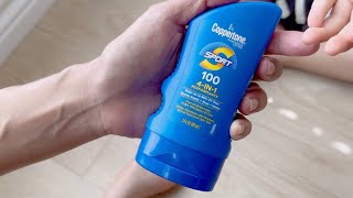 Review of the Coppertone Sport 100SPF 4in1 Lotion [upl. by Honorine]