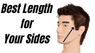 The Best Length for the Sides of your Hair  TheSalonGuy [upl. by Ilsel587]