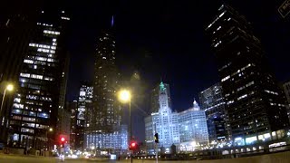 Śródmieście Chicago Nocą PART 1  Polski Motovlog w USA [upl. by Alejandra287]