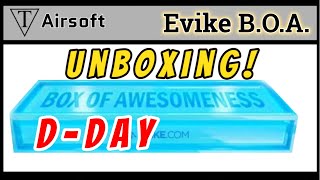 Unboxing Evikes Box of Awesomeness DDay edition  TriFecta Airsoft 43 [upl. by Aneeg]