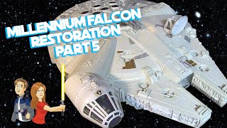 Star Wars Vintage Millennium Falcon Restoration  Part 55 Kenner [upl. by Sonja]