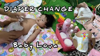 DIAPER CHANGE BABY LOVA [upl. by Ahsaercal]