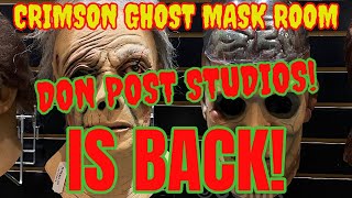 MASK TALK 2024 Vintage Masks DON POST STUDIOS IS BACK BY TOTS   Crimson Ghost Mask Room [upl. by Weider]