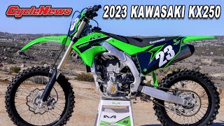 2023 Kawasaki KX250  250 Shootout  Cycle News [upl. by Niotna809]