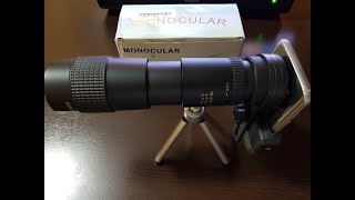 Telescopio monocular para móvil barato ⭐ Unboxing y review [upl. by Curtis30]