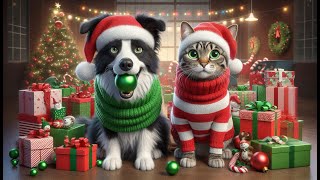 quotThe Christmas Adventure of Tilly and Rustyquot🎄🐾🎅 Xmas story ai generated 3d english story [upl. by Lairret]