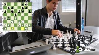 Magnus Carlsen Reviews His Game vs Aronian [upl. by Huey]