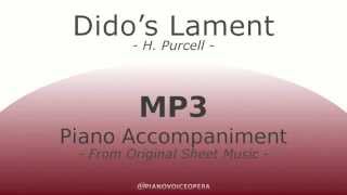 When I am laid in earth Didos Lament Piano Accompaniment [upl. by Lladnik]