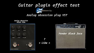 Free VST ANALOG OBSESSION quotFender Modelquot amp black vibe [upl. by Malissia]