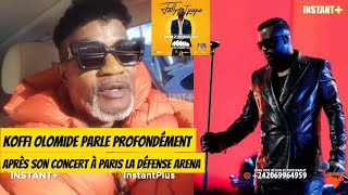 🚨urgent LE MESSAGE de KOFFI OLOMIDE à FALLY IPUPA Après Son Concert UARENA [upl. by Refanej]