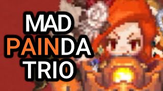 5 minutes of Mad Panda Trio pain  Guardian Tales Arena LA [upl. by Airbas]