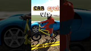 Car vs cycle 🤑🤑 indianbikedriving3d shorts youtubeshorts gaming [upl. by Llertnahs]