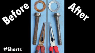 How to EASILY Remove Rust DIY Vinegar and Ketchup Shorts [upl. by Brittni334]