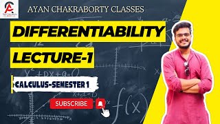 Differentiability Lecture 1 MajorMinor 1st SEM Calculusmathematics education learning [upl. by Ellenrahc]