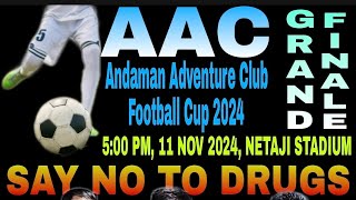 AAC Football Tournament 2024 ka Grand Finale tomorrow 500 PM 11 Nov at NETAJI Stadium [upl. by Mloc386]