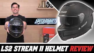 LS2 Stream II Helmet Review at SpeedAddictscom [upl. by Avruch]