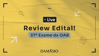 Review Edital 37º Exame OAB [upl. by Faythe]