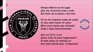 Hino do Inter Miami CF  Flórida  EUA   Time de Futebol da MLS [upl. by Annaeel]