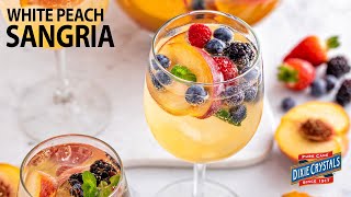 How to Make White Peach Sangria [upl. by Coppola79]