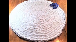 HAND CROCHET MERINO WOOL RUG BECOZI [upl. by Ztnarf]