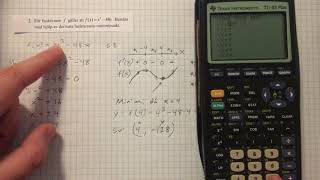 Ma3 kap 3 del 1 Kurvor derivator och integraler [upl. by Adalheid668]