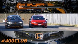 4109hp Boosted  Honda Civic Type R  FN2 [upl. by Kattie]