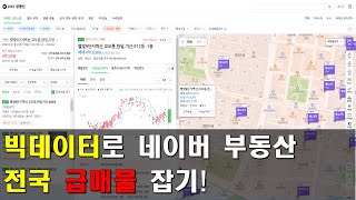 전국 30만개 빅데이터로 네이버 부동산 초급매 잡기 [upl. by Robert]