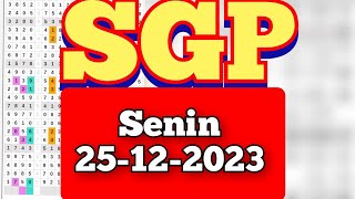 tarikan paito sgp hari senin25122023prediksi sgp hari inibocoran sgp [upl. by Jerol937]