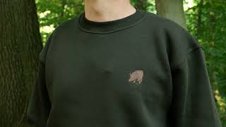 Das Sweatshirt mit Wildschweinmotiv von Hubertus im Detail erklärt [upl. by Hamish]