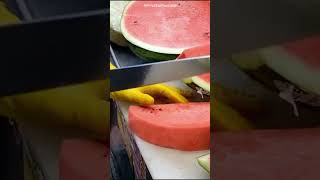 AMAZING WATERMELON CUTTING SKILLS 🍉 shorts fruitsfoodie foodcutting watermelon watermelonideas [upl. by Silvers]