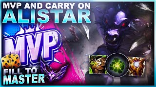 HOW TO GET MVP ON ALISTAR  Fill to Master  League of Legends [upl. by Attalie]