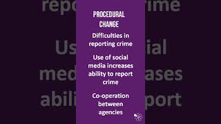 Procedural Changes and Unreported Crime  60 Second Criminology WJEC Level 3 Unit 1 [upl. by Tormoria]